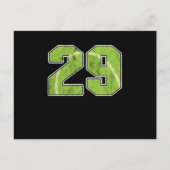Tennis Ball 29 th Birthday Celebration Sports Gift Briefkaart (Voorkant)