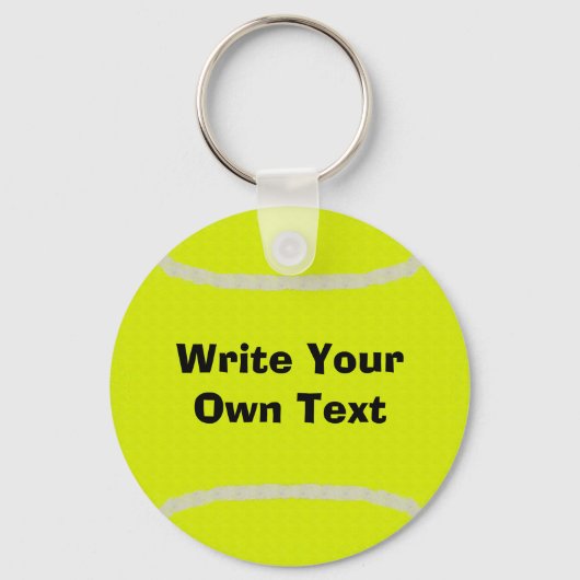 Tennis Ball - Adverteer je club! Sleutelhanger (Voorkant)