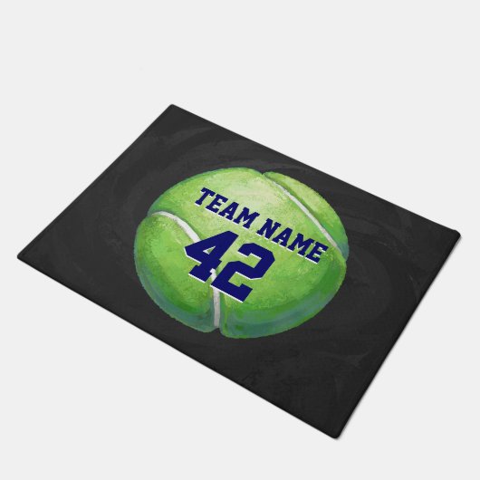 Tennis Ball Art Deurmat (Schuin)