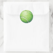 Tennis Ball Art Ronde Sticker (Tas)