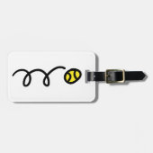 Tennis ball bagagelabel (Voorkant horizontaal)