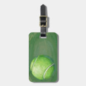 Tennis Ball Bagagelabel (Voorkant verticaal)