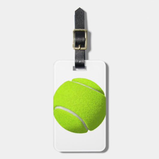 Tennis Ball Bagagelabel (Voorkant verticaal)