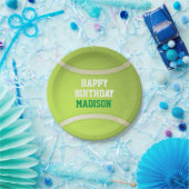 Tennis Ball Birthday Party Papieren Bordje (Feest)