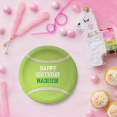 Tennis Ball Birthday Party Papieren Bordje (Feest)