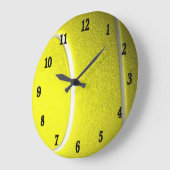 Tennis Ball Black Numbers Grote Klok (Hoek)