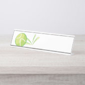 Tennis Ball Bounce Bureau Naambordje (Voorkant)