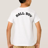 Tennis Ball Boy Tennis T.shirt T-shirt (Achterkant)