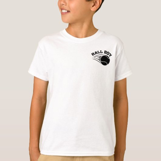 Tennis Ball Boy Tennis T.shirt T-shirt (Voorkant)