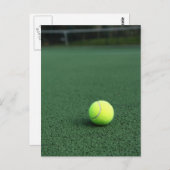 Tennis Ball Briefkaart (Voorkant / Achterkant)