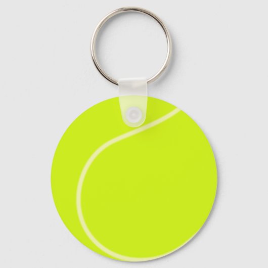 Tennis Ball Button Sleutelhanger (Voorkant)