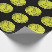 Tennis ball  cadeaupapier (Hoek)