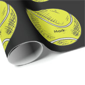 Tennis ball  cadeaupapier (Rol Hoek)