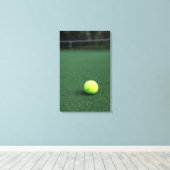 Tennis Ball Canvas Afdruk (Insitu (Houten vloer))