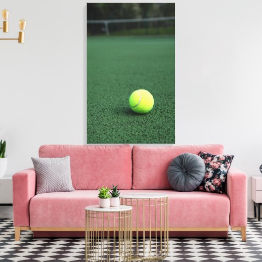 Tennis Ball Canvas Afdruk (Insitu (Woonkamer))