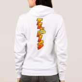 Tennis Ball Cartoon Women's Jacket Hoodie (Achterkant)