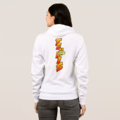 Tennis Ball Cartoon Women's Jacket Hoodie (Achterkant volledig)