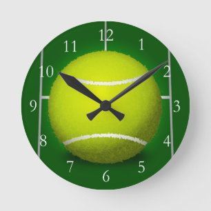 Tennis Ball Clock Ronde Klok