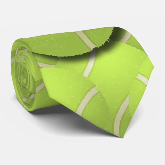 TENNIS BALL COLLAGE STROPDAS (Opgerold)