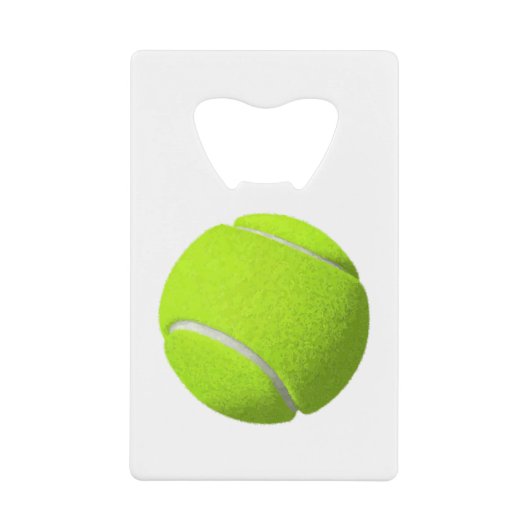Tennis Ball Creditkaart Flessenopener (Voorkant)