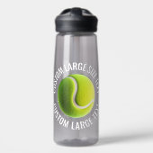 Tennis Ball Custom Personalized Large Text 25 oz. Waterfles (Voorkant)
