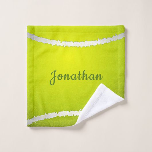 Tennis Ball Design Bath-handdoekset Bad Handdoek (Wasdoekje)