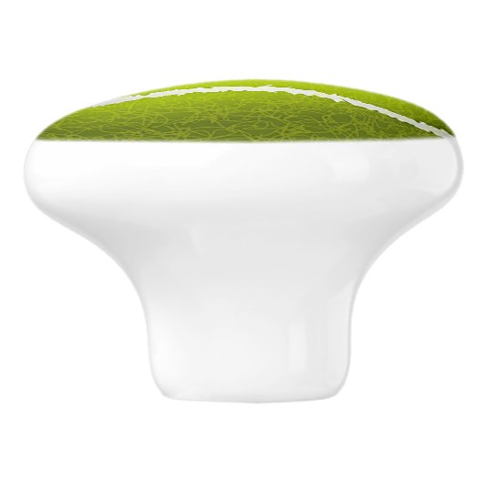 Tennis Ball Design Ceramic Pull of Knob Keramische Knop (Zijkant)