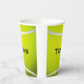 Tennis Ball Design Cup Papieren Bekers (Links)