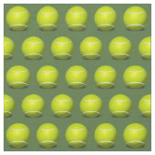 Tennis Ball Design Fabric Stof (Close Up)