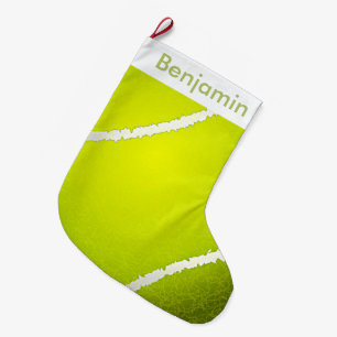 Tennis Ball Design Large kerststop Grote Kerstsok