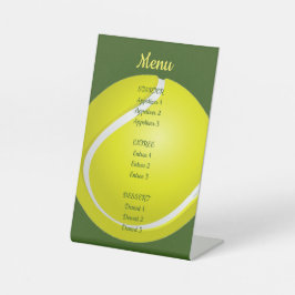 Tennis Ball Design Pedestal Table Sign Reclamebord Met Voetstuk