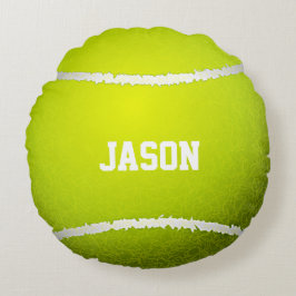 Tennis Ball Design Round Pillow Rond Kussen