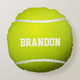 Tennis Ball Design Round Pillow Rond Kussen