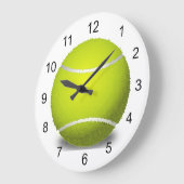 Tennis Ball Design Wall-klok Grote Klok (Hoek)