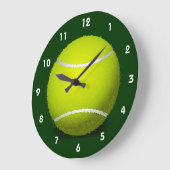 Tennis Ball Design Wall-klok Grote Klok (Hoek)