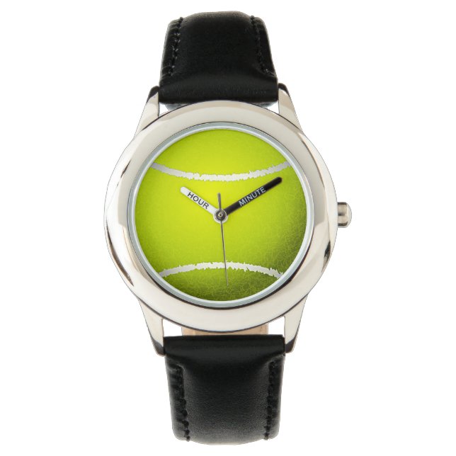 Tennis Ball Design Watch Horloge (Voorkant)