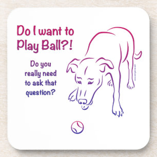Tennis Ball Dog Bier Onderzetter