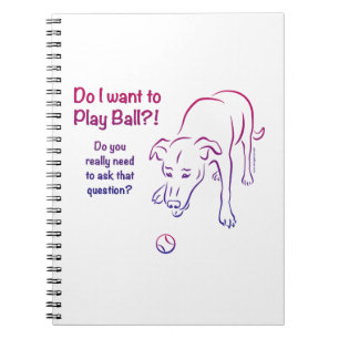 Tennis Ball Dog Notitieboek