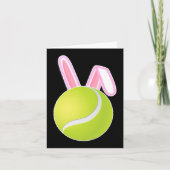 Tennis Ball Easter Bunny Kaart (Voorkant)