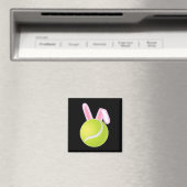 Tennis Ball Easter Bunny Magneet (Insitu (Vaatwasser))