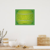 Tennis Ball en Citaat 017 Poster (Keuken)