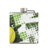 Tennis Ball en Net Design Flask Heupfles (Achterkant)