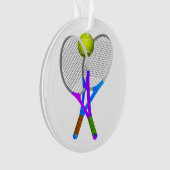 Tennis Ball en Rackets Ornament (voorkant)