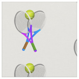 Tennis Ball en Rackets Stof