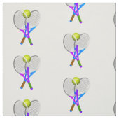 Tennis Ball en Rackets Stof (Swatch)
