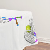 Tennis Ball en Rackets Tafelkleed (Voorbeeld)