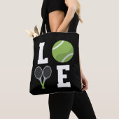 Tennis Ball en Rackets van Tennis Player Tote Bag (Dichtbij)