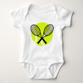 Tennis Ball en Racquets Romper (Voorkant)
