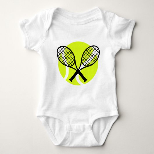 Tennis Ball en Racquets Romper (Voorkant)