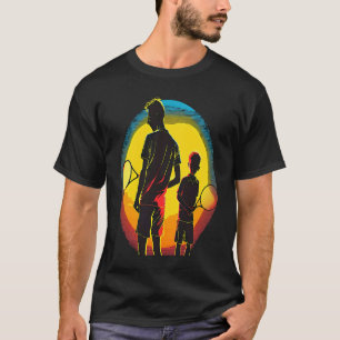 Tennis Ball en Tennis Racket Apparel Pop vader A T-shirt